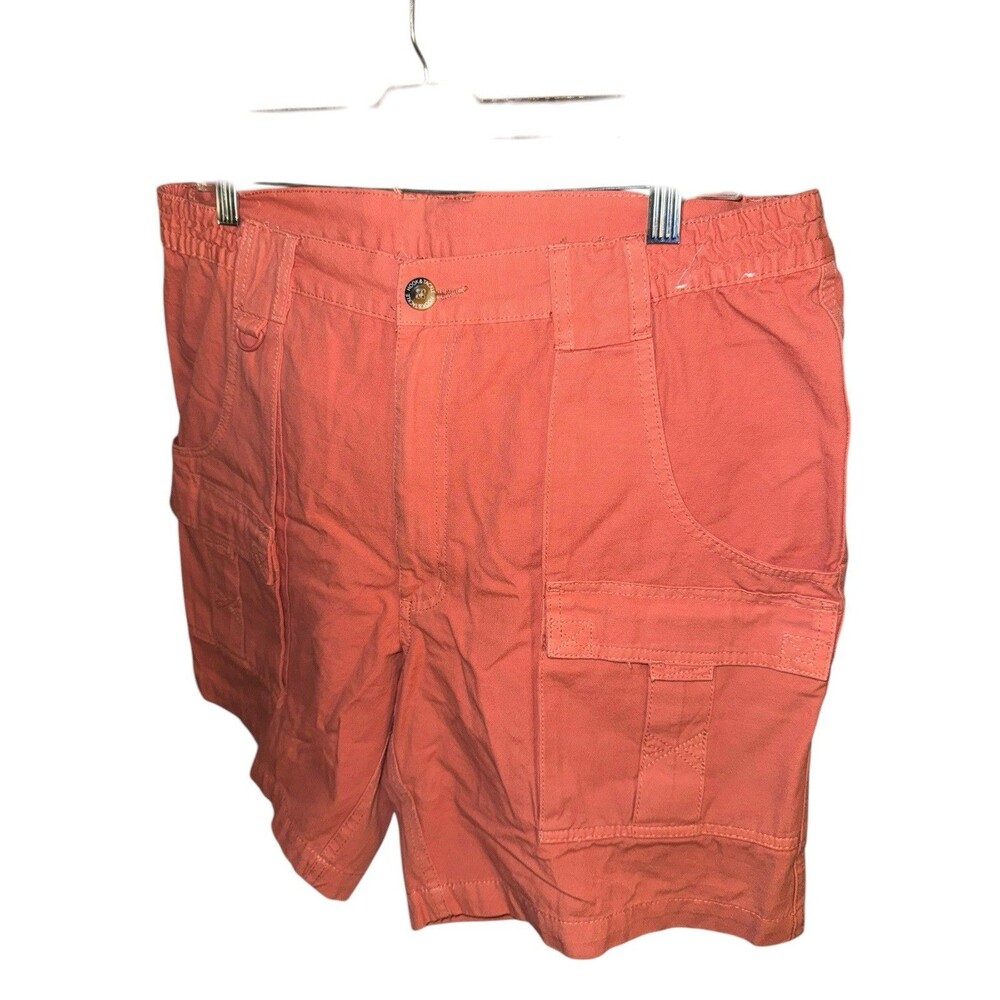Hook and Tackle Men's Beer Can Cargo Short Size 38 Fishing Outdoors Hiking Golf